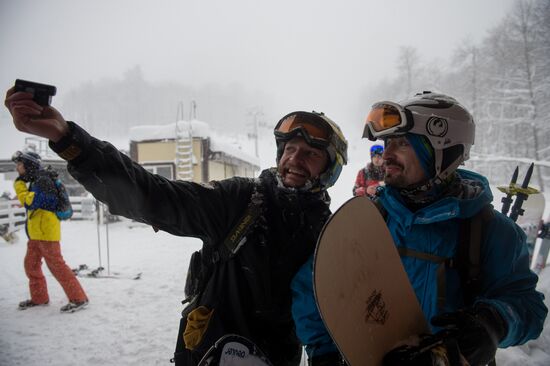 New season begins at Gorky Gorod ski resort in Sochi