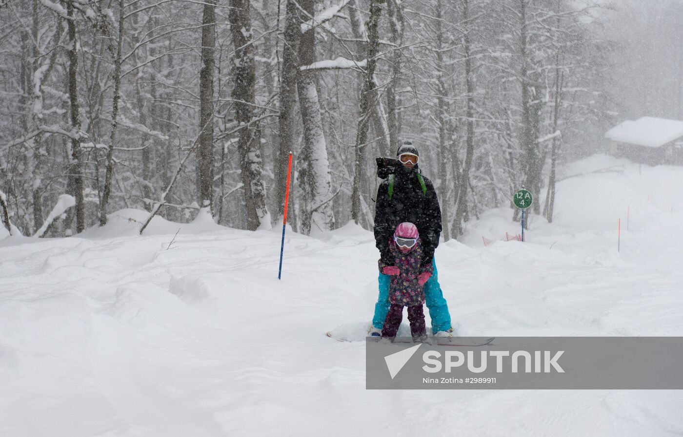 Ski season begins at Gorky Gorod ski resort in Sochi