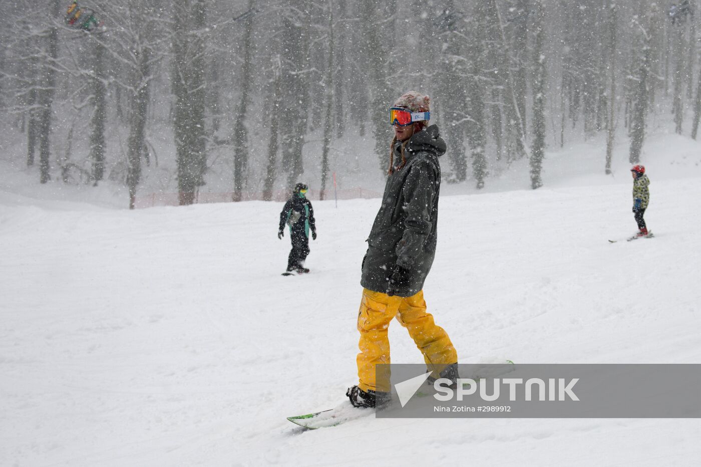 Ski season begins at Gorky Gorod ski resort in Sochi