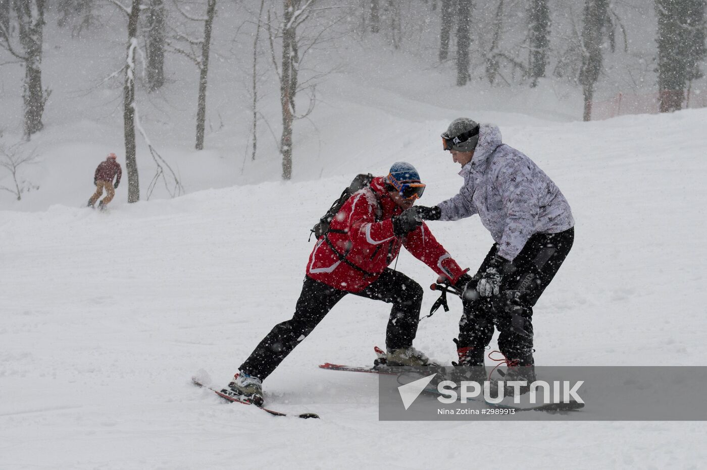 Ski season begins at Gorky Gorod ski resort in Sochi