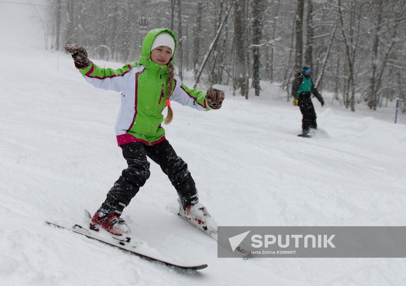 Ski season begins at Gorky Gorod ski resort in Sochi