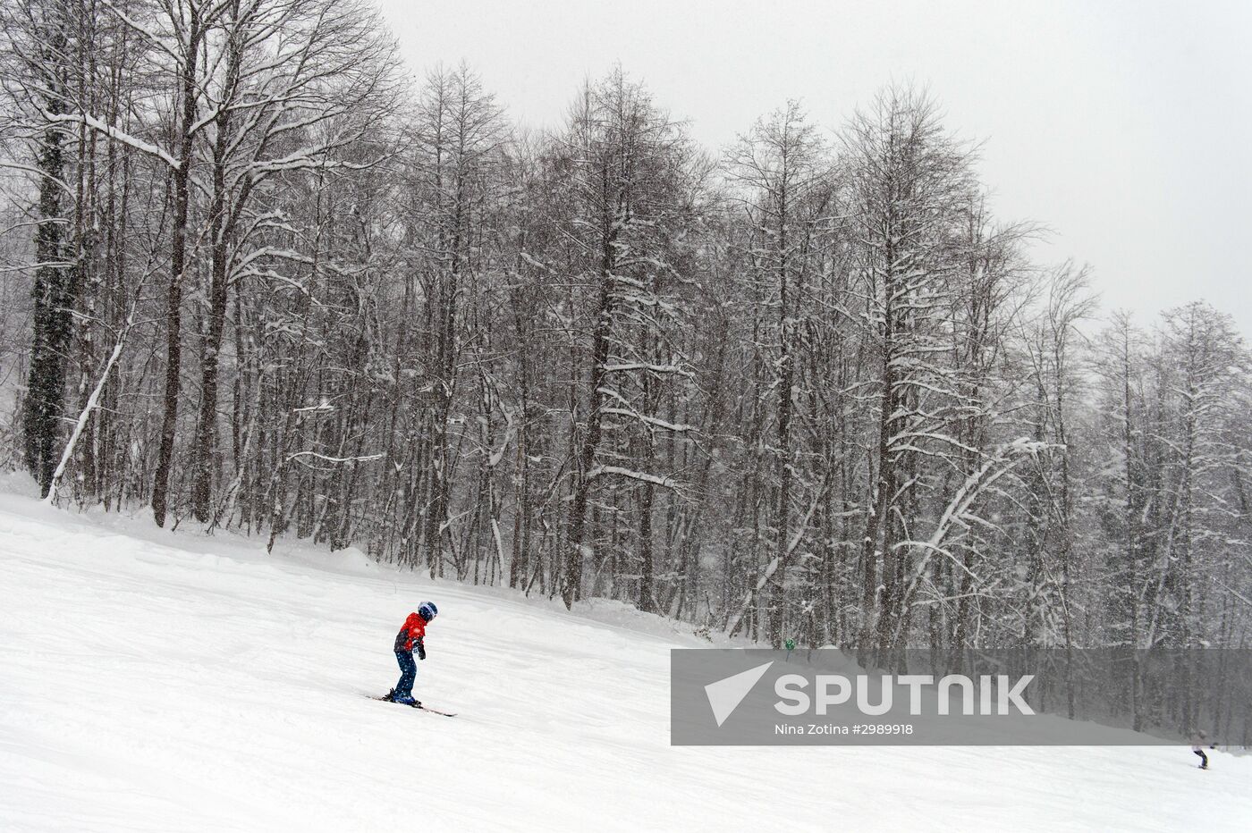 Ski season begins at Gorki Gorod ski resort in Sochi