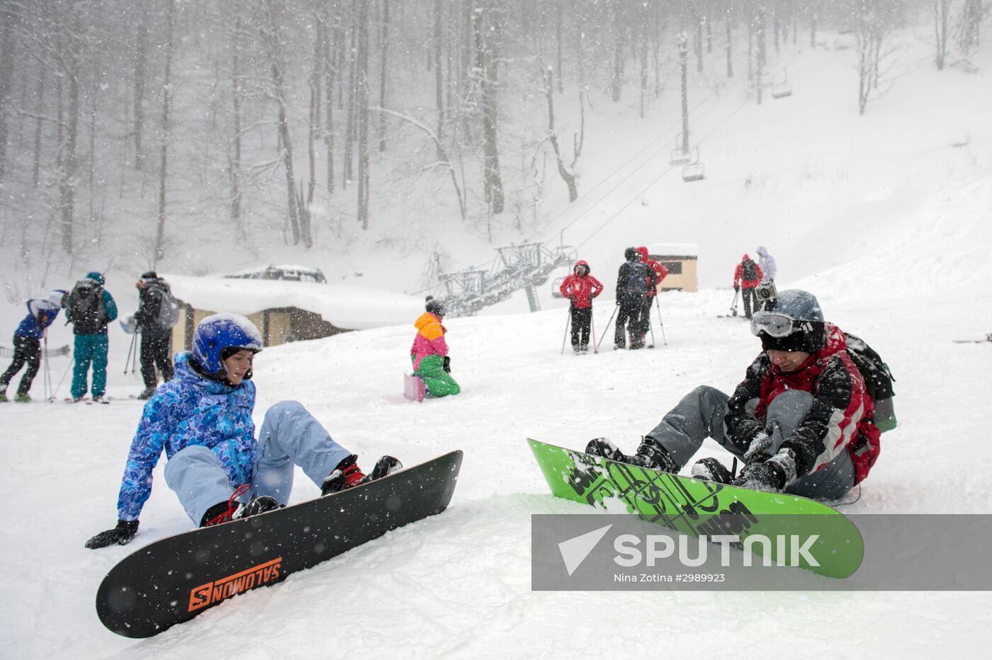 Ski season begins at Gorki Gorod ski resort in Sochi
