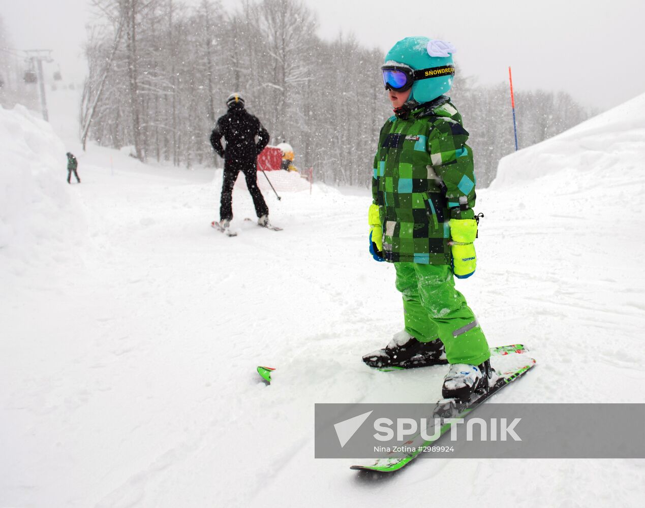 Ski season begins at Gorki Gorod ski resort in Sochi