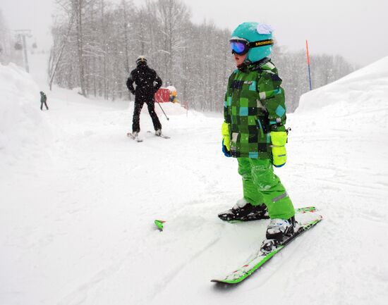 Ski season begins at Gorki Gorod ski resort in Sochi