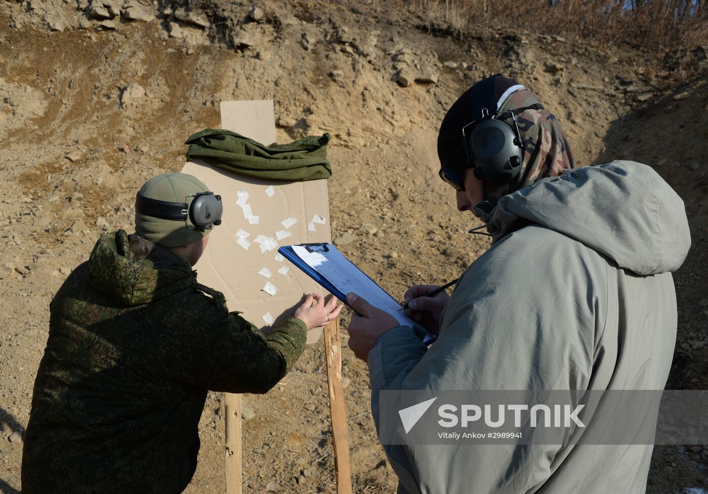 Shooting sport competition in Primorye Territory