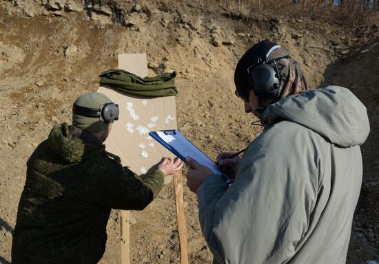 Shooting sport competition in Primorye Territory