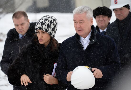 Zaryadye Park construction in Moscow