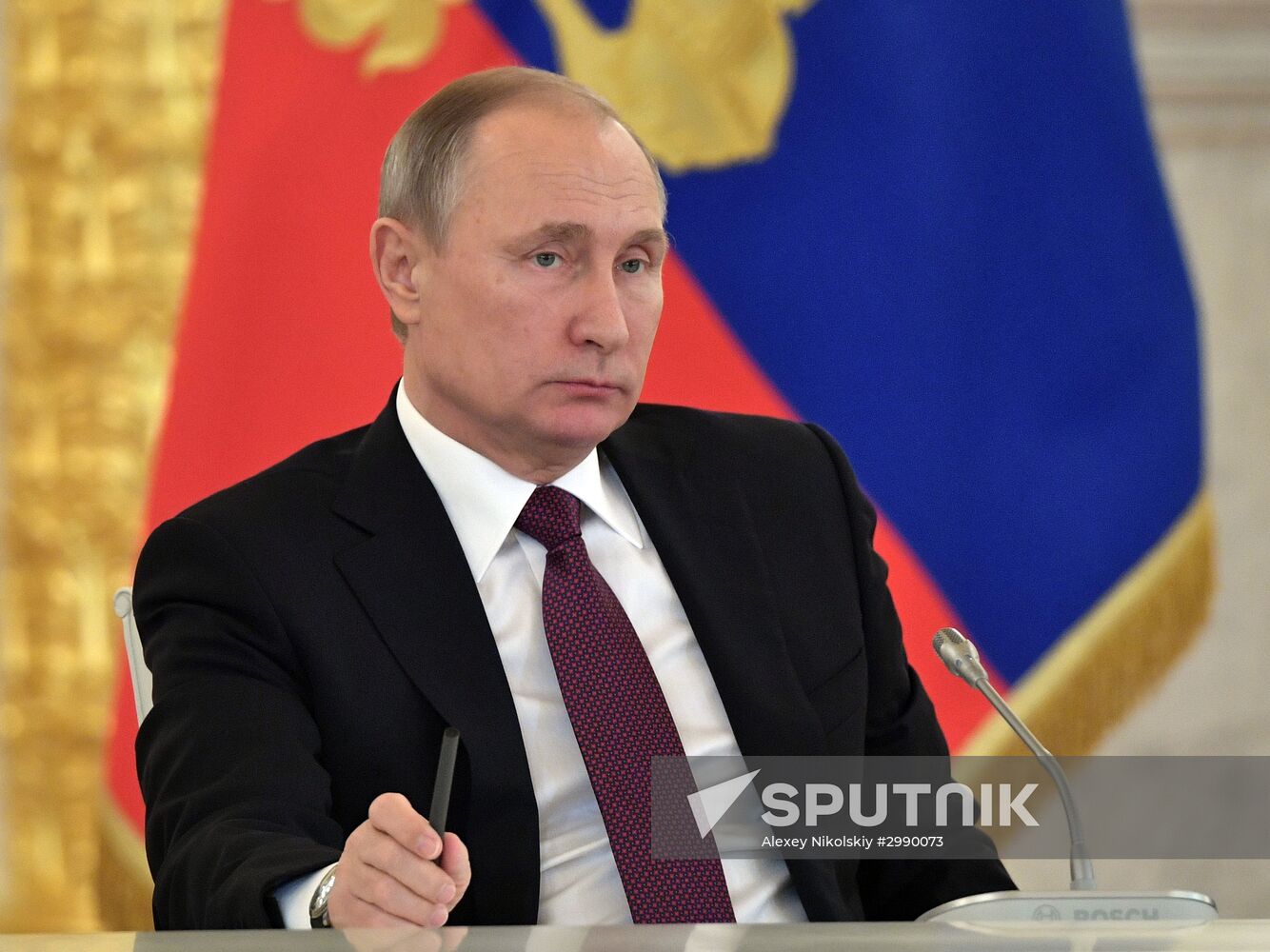 Russian President Vladimir Putin holds Council for Civil Society and Human Rights meeting