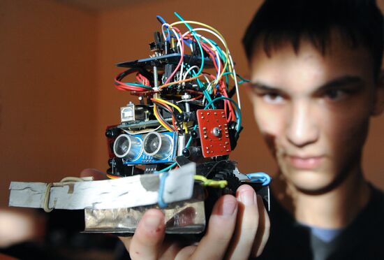 Robotics competition in Trans-Baikal Territory