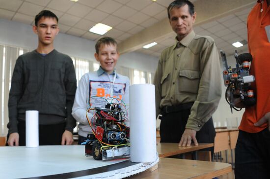 Robotics competition in Trans-Baikal Territory