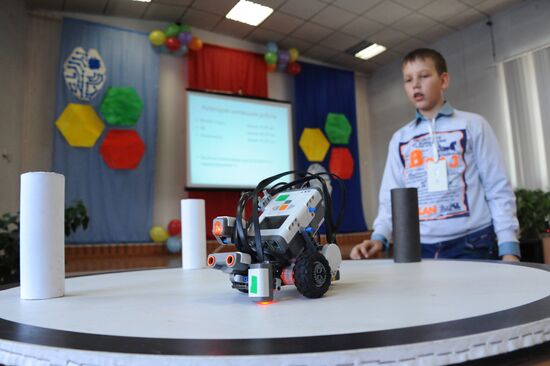 Robotics competition in Trans-Baikal Territory