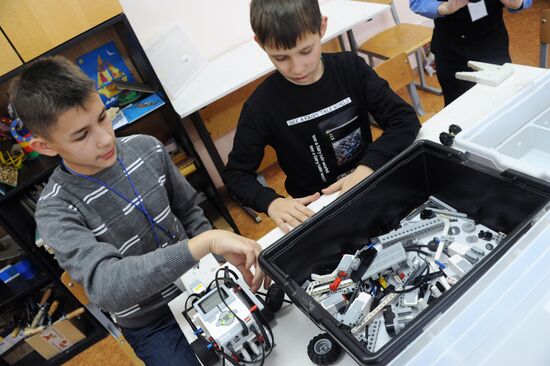 Robotics competition in Trans-Baikal Territory