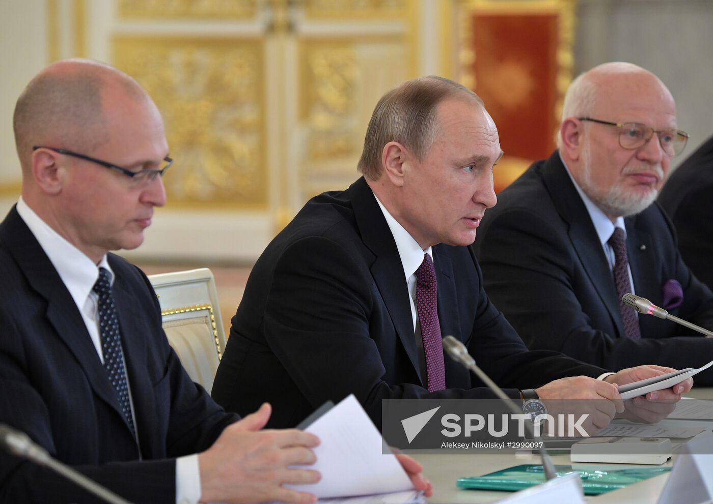 Russian President Vladimir Putin holds Council for Civil Society and Human Rights meeting