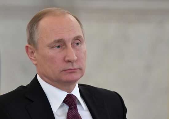 Russian President Vladimir Putin holds Council for Civil Society and Human Rights meeting