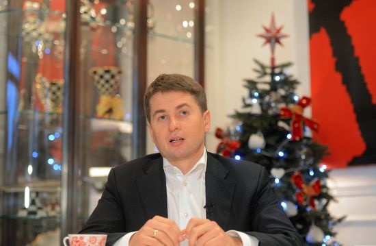 Presentation of designer Christmas trees for "A Trip to Christmas" festival