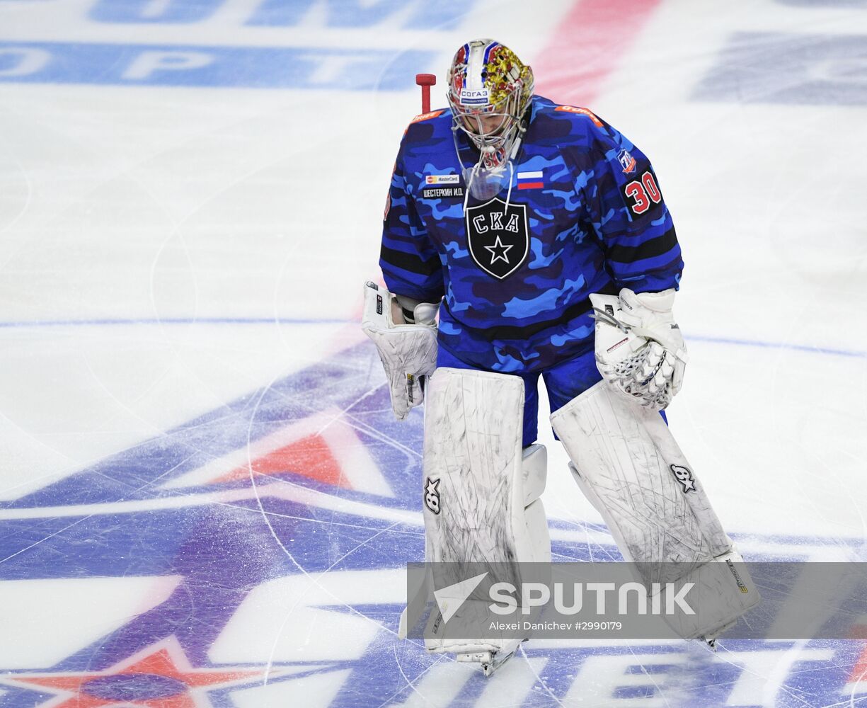 Ice hockey. KHL. SKA vs. Dynamo Moscow