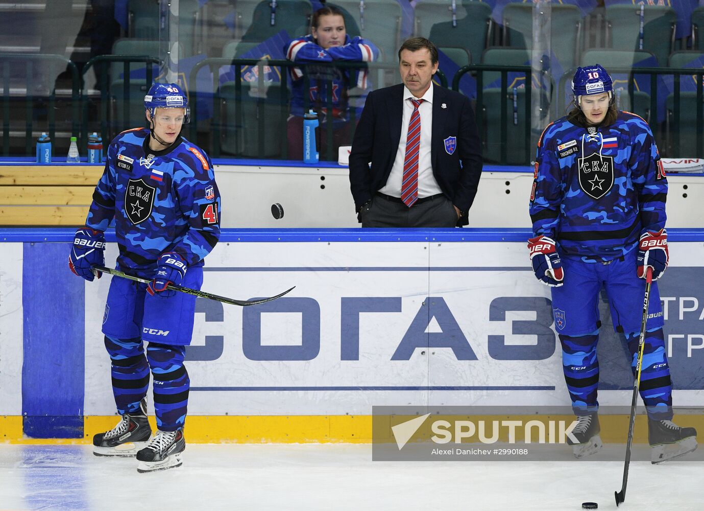 Ice hockey. KHL. SKA vs. Dynamo Moscow
