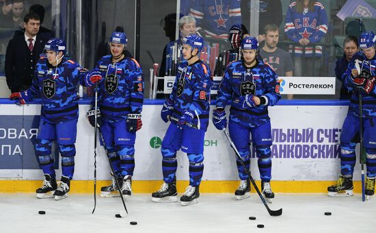 Ice hockey. KHL. SKA vs. Dynamo Moscow