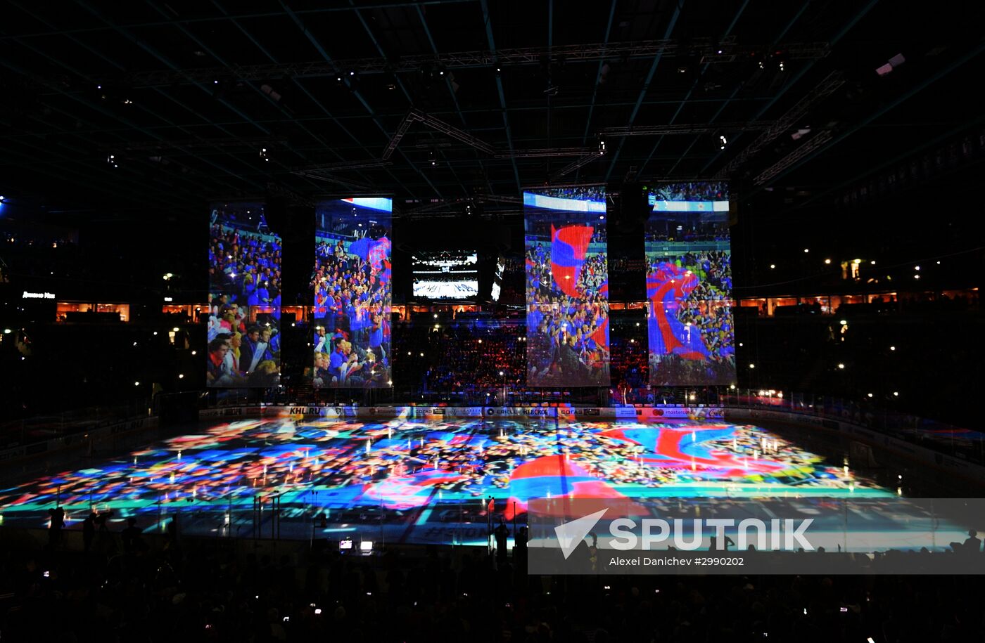 Ice hockey. KHL. SKA vs. Dynamo Moscow