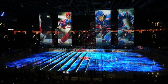 Ice hockey. KHL. SKA vs. Dynamo Moscow