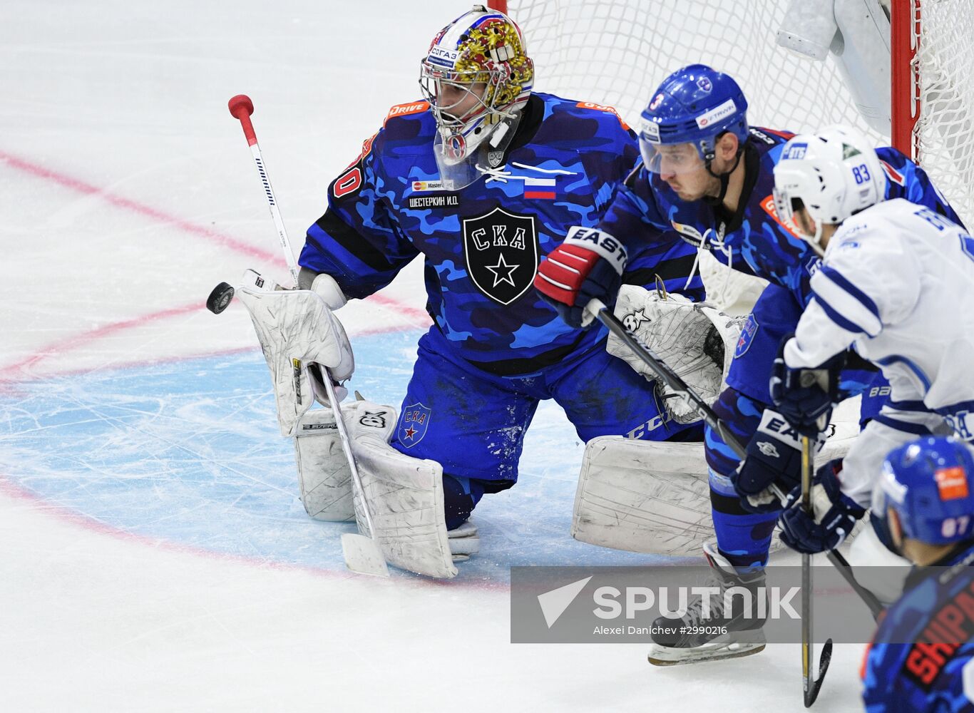 Ice hockey. KHL. SKA vs. Dynamo Moscow