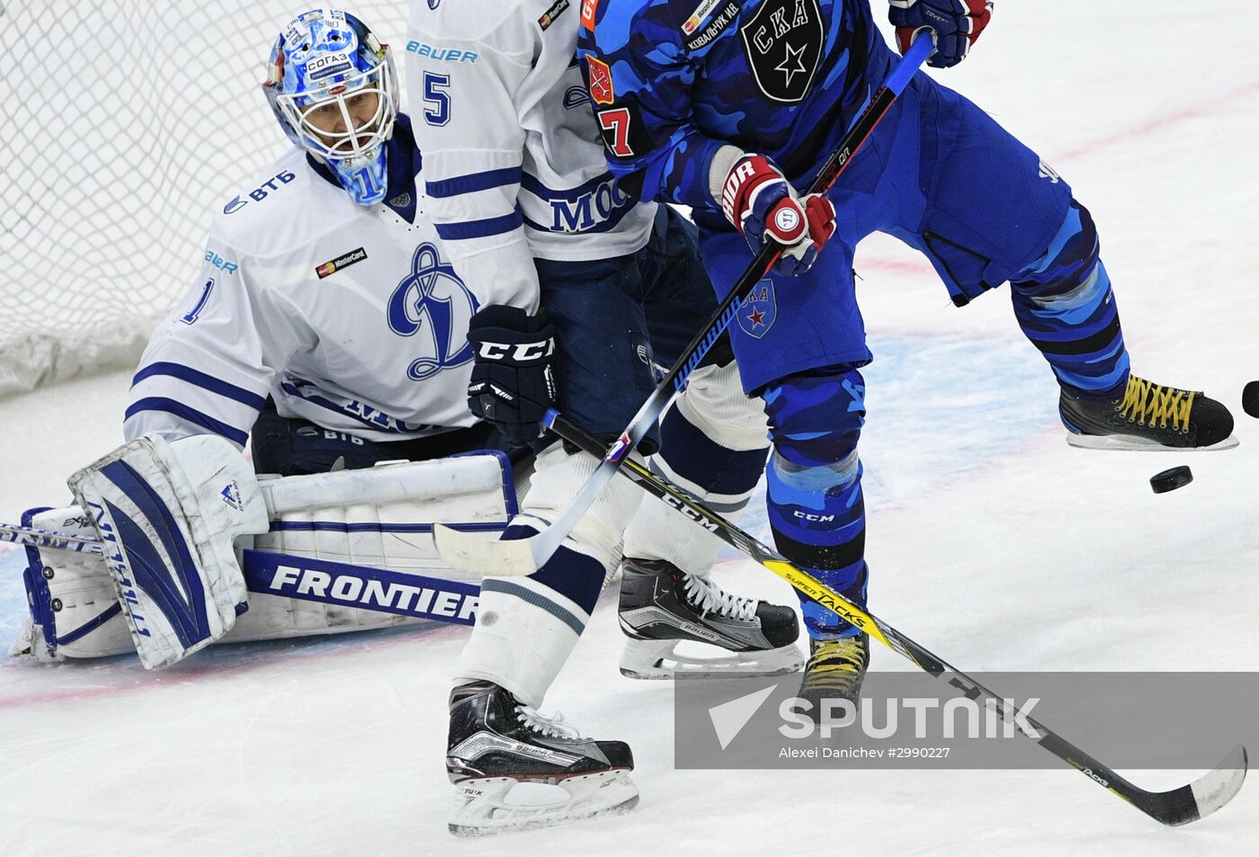 Ice hockey. KHL. SKA vs. Dynamo Moscow