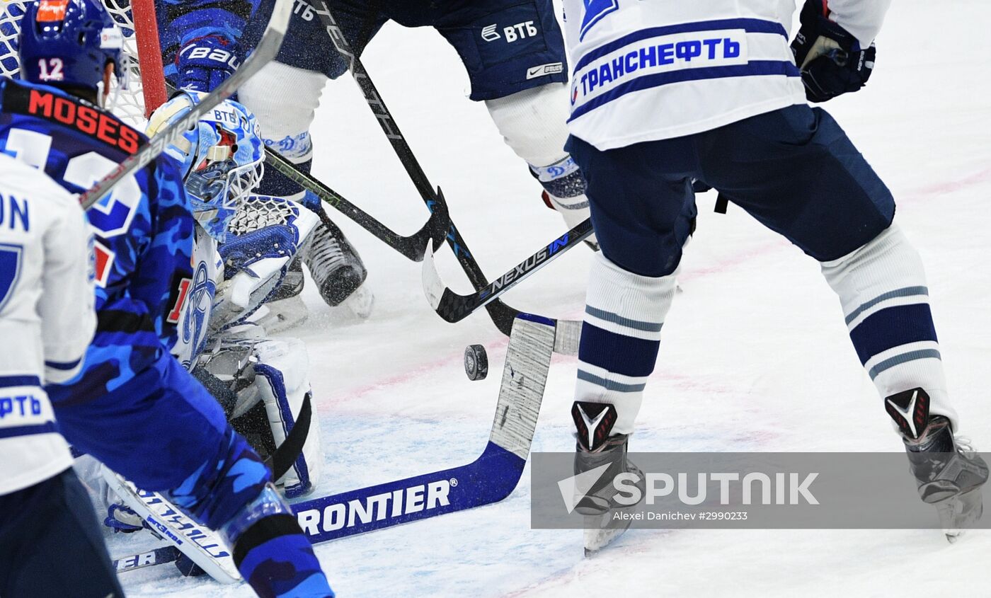 Ice hockey. KHL. SKA vs. Dynamo Moscow