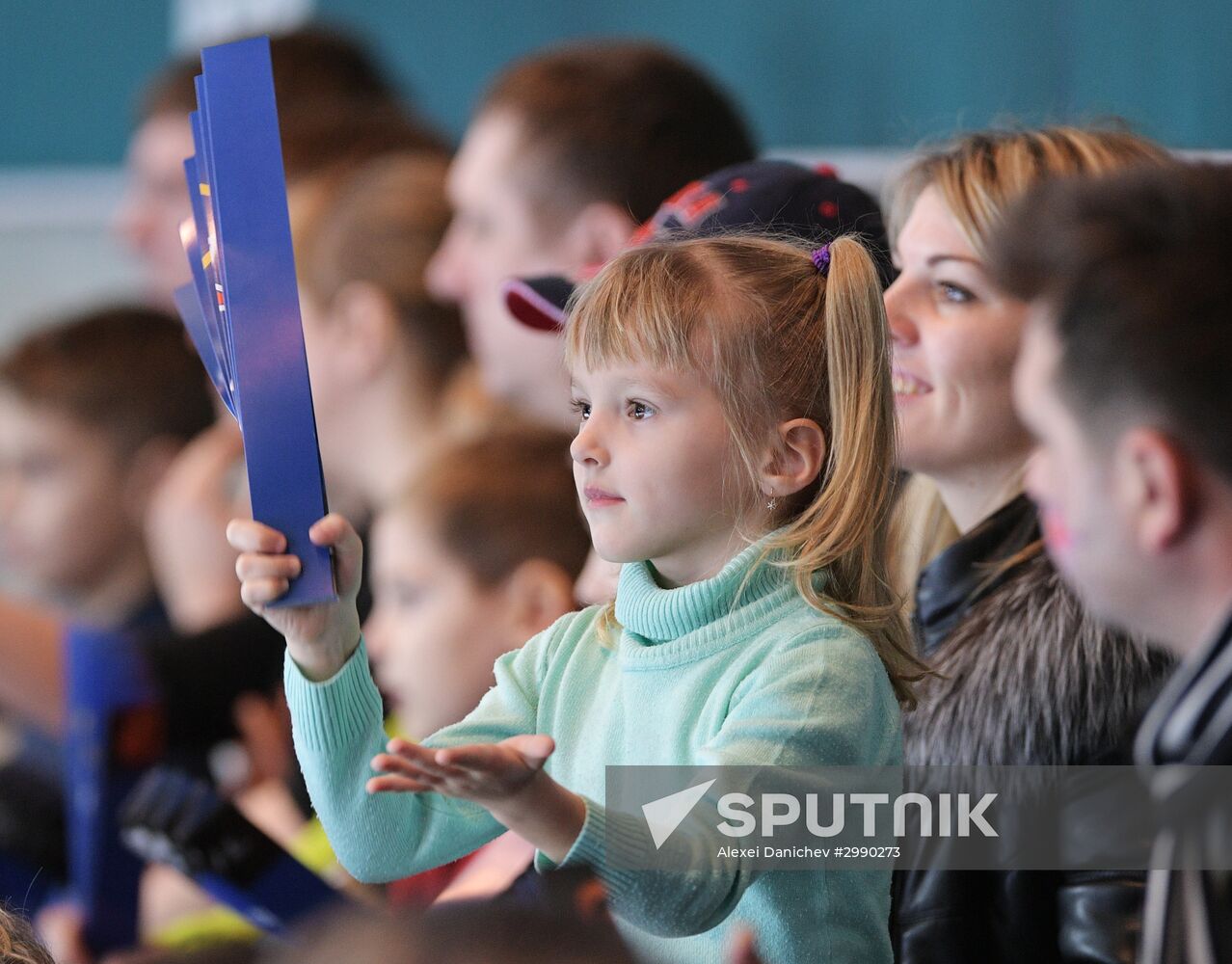 Ice hockey. KHL. SKA vs. Dynamo Moscow