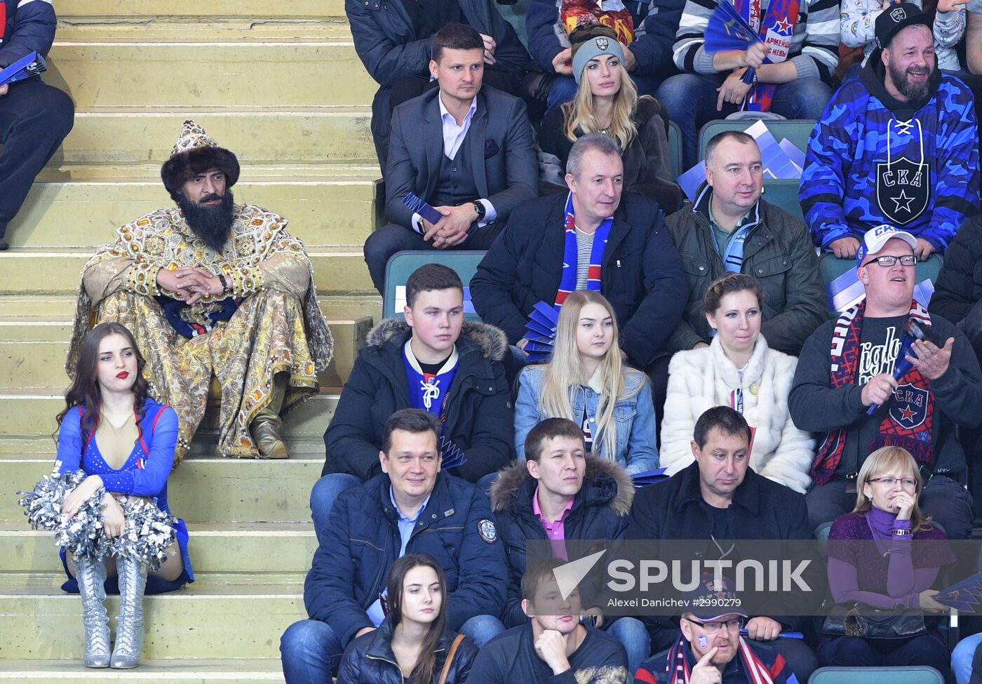 Ice hockey. KHL. SKA vs. Dynamo Moscow