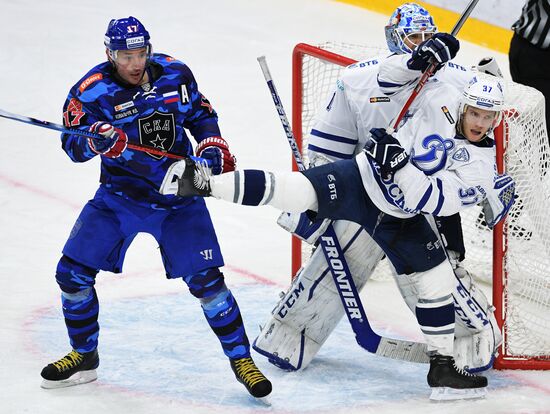 Ice hockey. KHL. SKA vs. Dynamo Moscow