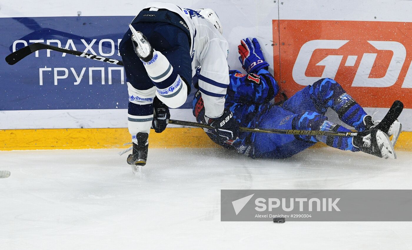 Ice hockey. KHL. SKA vs. Dynamo Moscow
