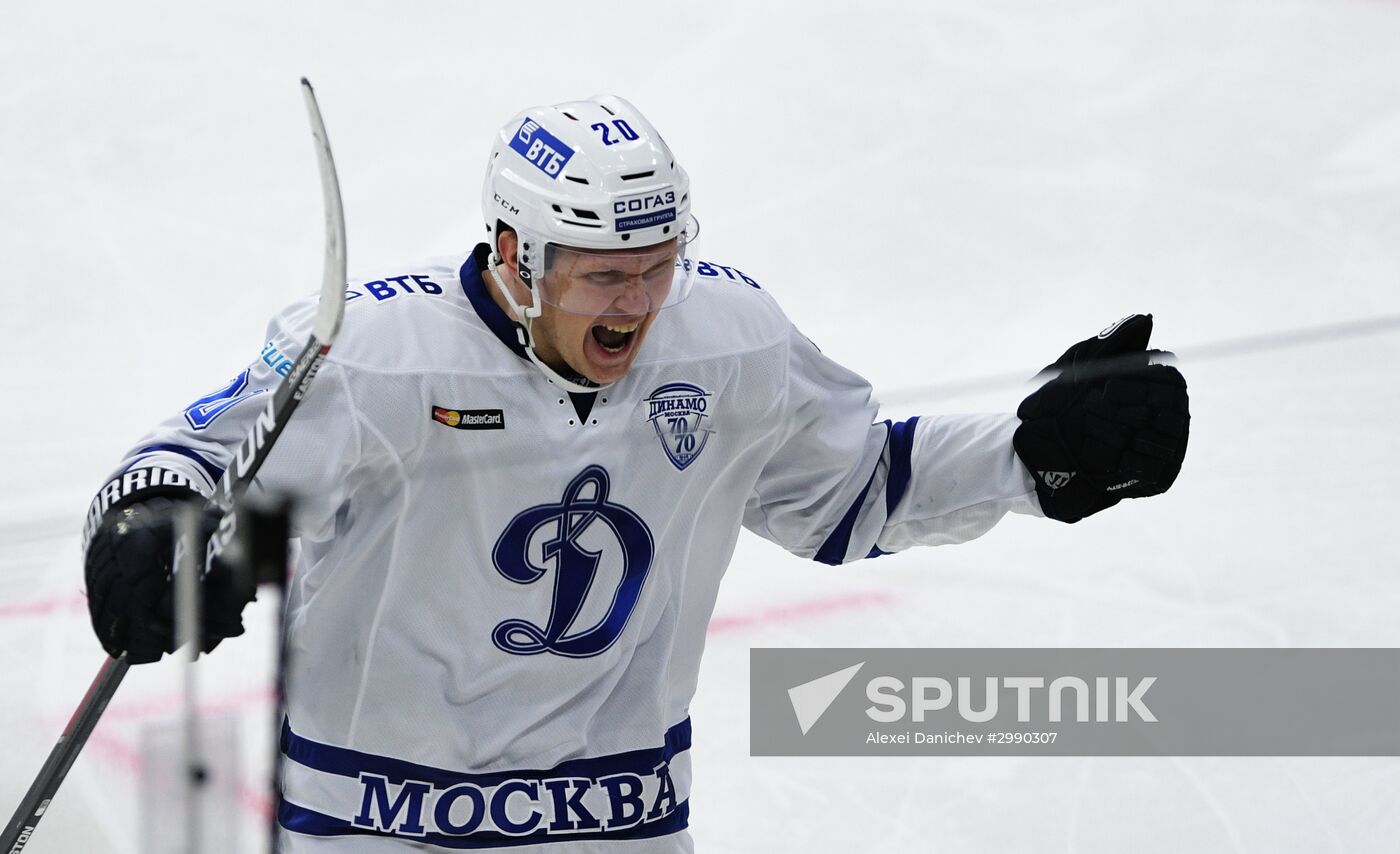 Ice hockey. KHL. SKA vs. Dynamo Moscow