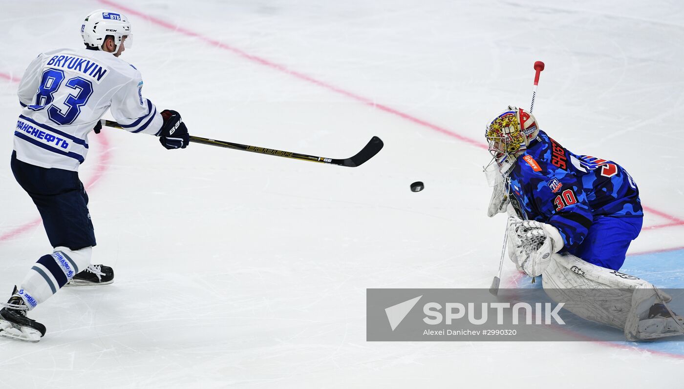 Ice hockey. KHL. SKA vs. Dynamo Moscow