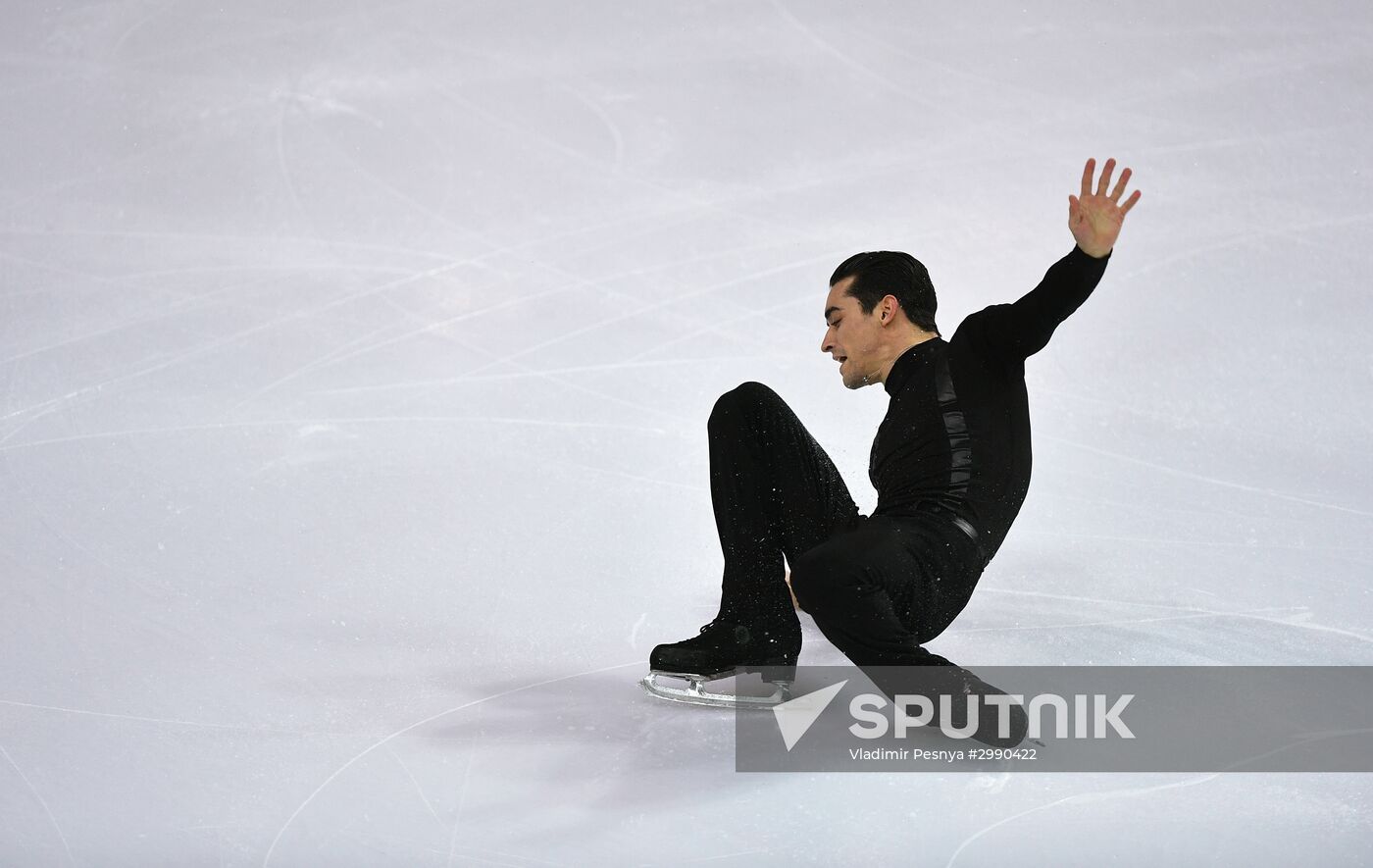 ISU Grand Prix of Figure Skating. Finals. Men. Short programJavier Fernandez (Spain) performs during the men's individual short program even