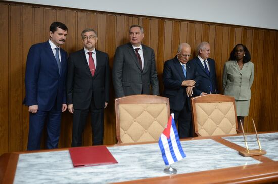 Deputy Prime Minister Dmitry Rogozin's visit to Cuba