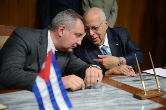 Deputy Prime Minister Dmitry Rogozin's visit to Cuba