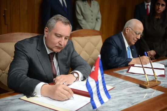 Deputy Prime Minister Dmitry Rogozin's visit to Cuba