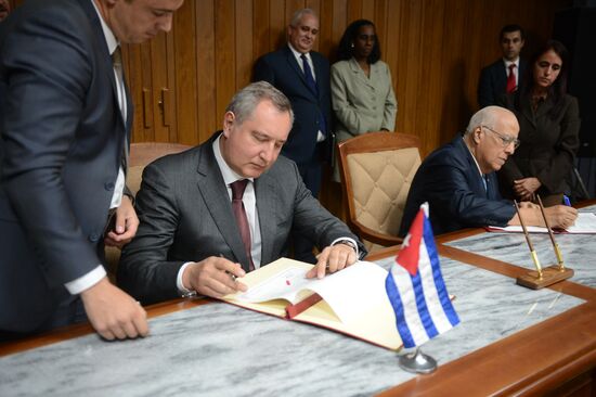 Deputy Prime Minister Dmitry Rogozin's visit to Cuba