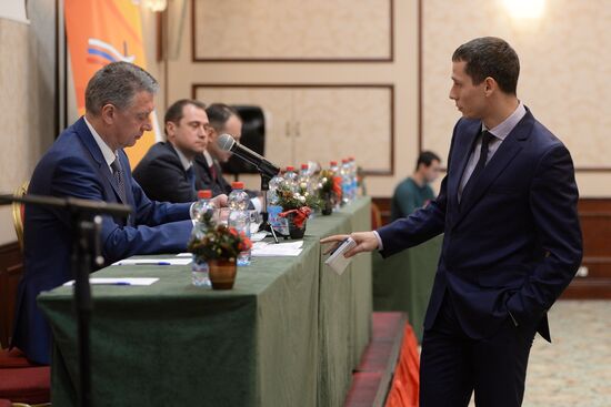 Election of Russian Athletic Federation President
