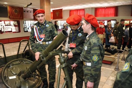 Regional meeting Yunarmiya youth patriotic movement in Trans-Baikal Territory