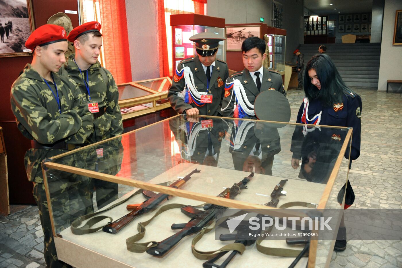 Regional meeting Yunarmiya youth patriotic movement in Trans-Baikal Territory