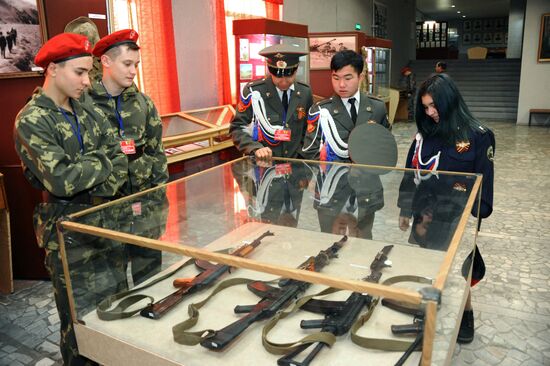 Regional meeting Yunarmiya youth patriotic movement in Trans-Baikal Territory