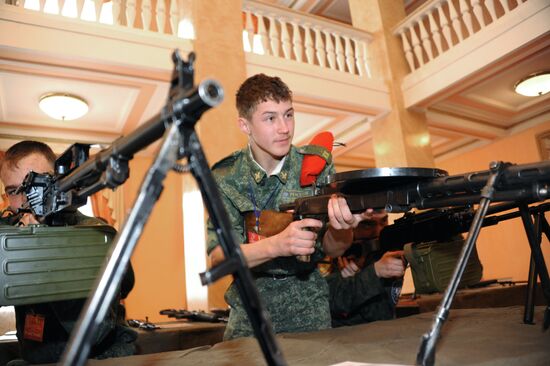 Regional meeting Yunarmiya youth patriotic movement in Trans-Baikal Territory