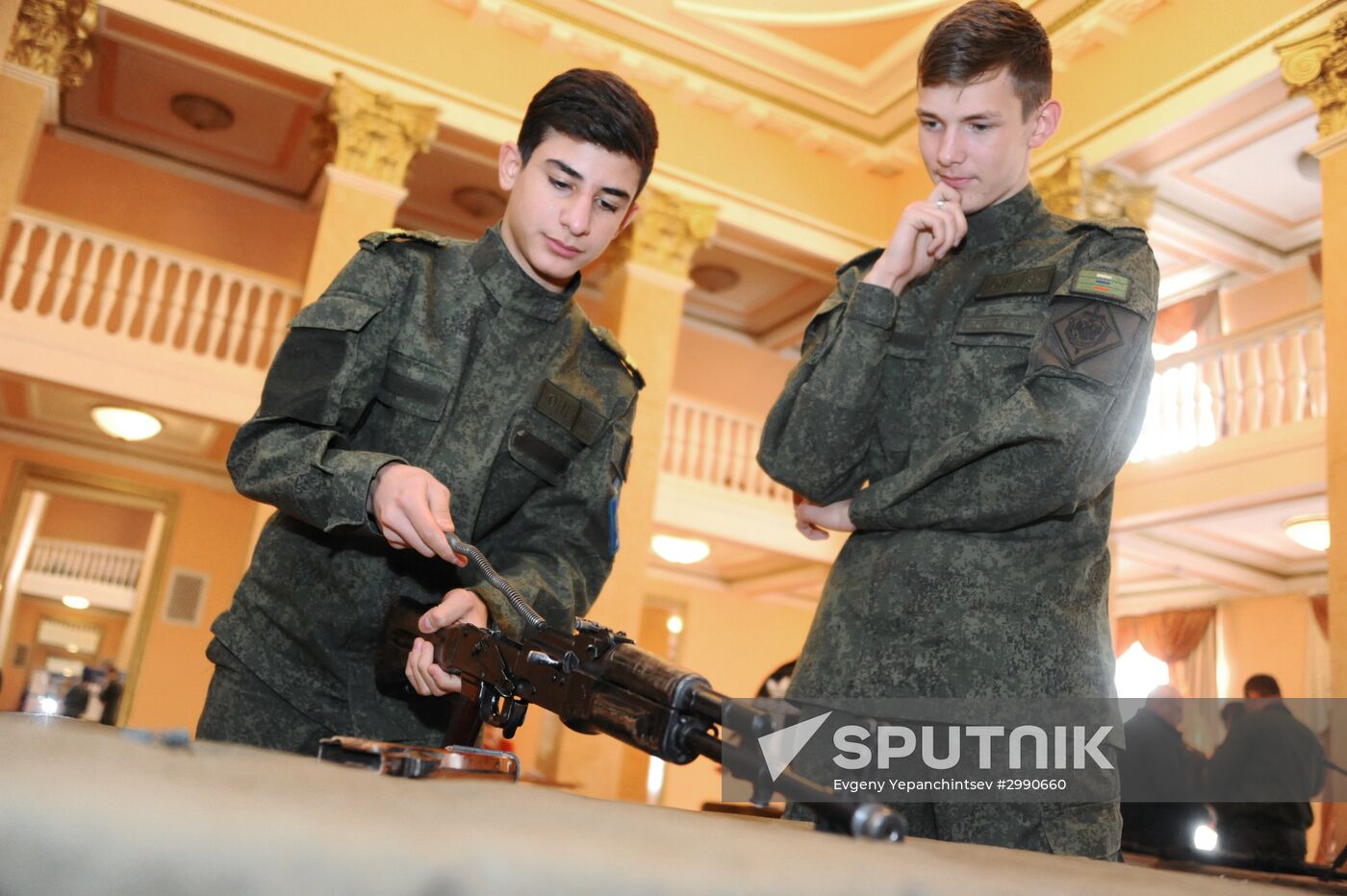 Regional meeting Yunarmiya youth patriotic movement in Trans-Baikal Territory