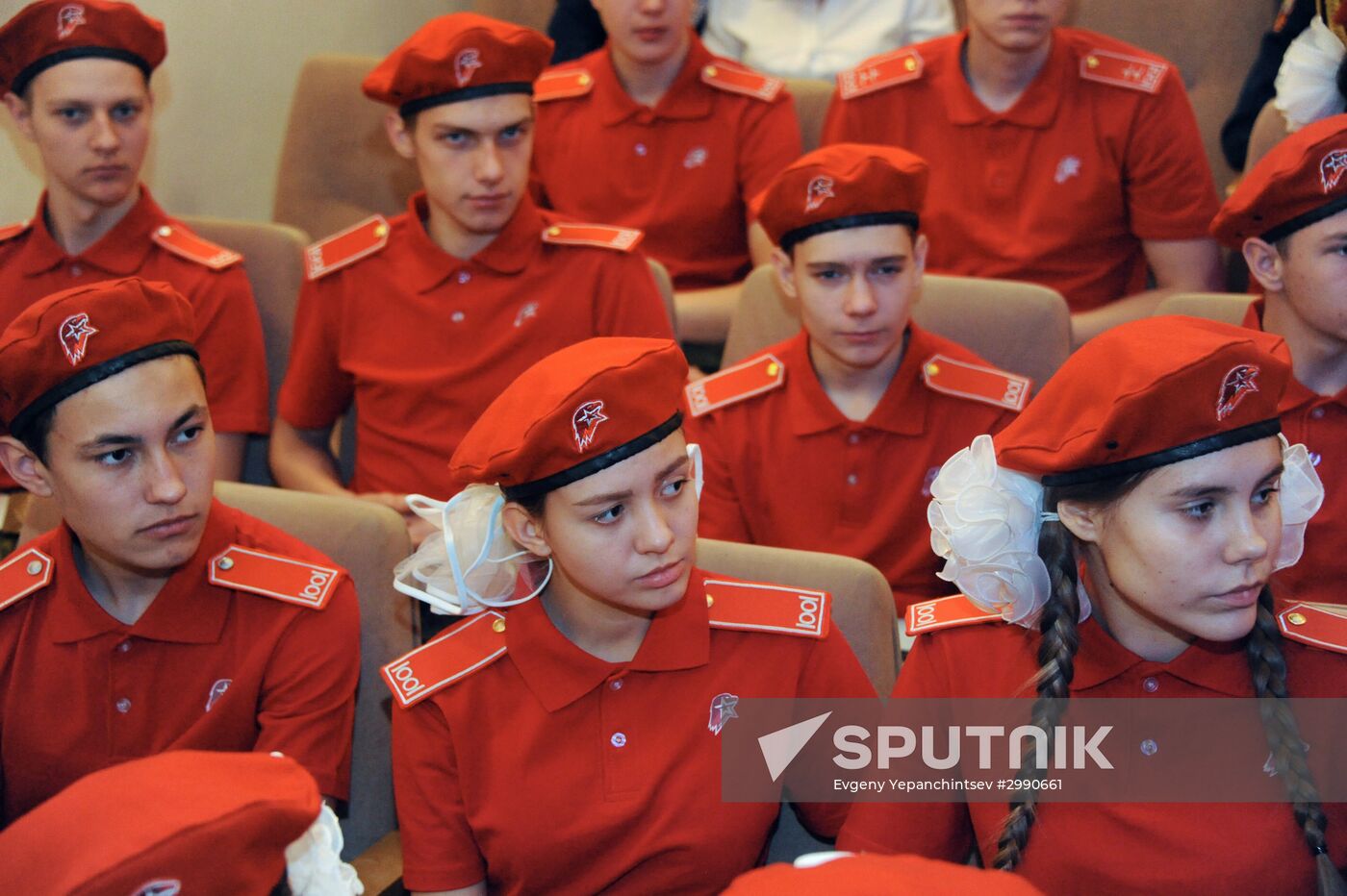 Regional meeting Yunarmiya youth patriotic movement in Trans-Baikal Territory