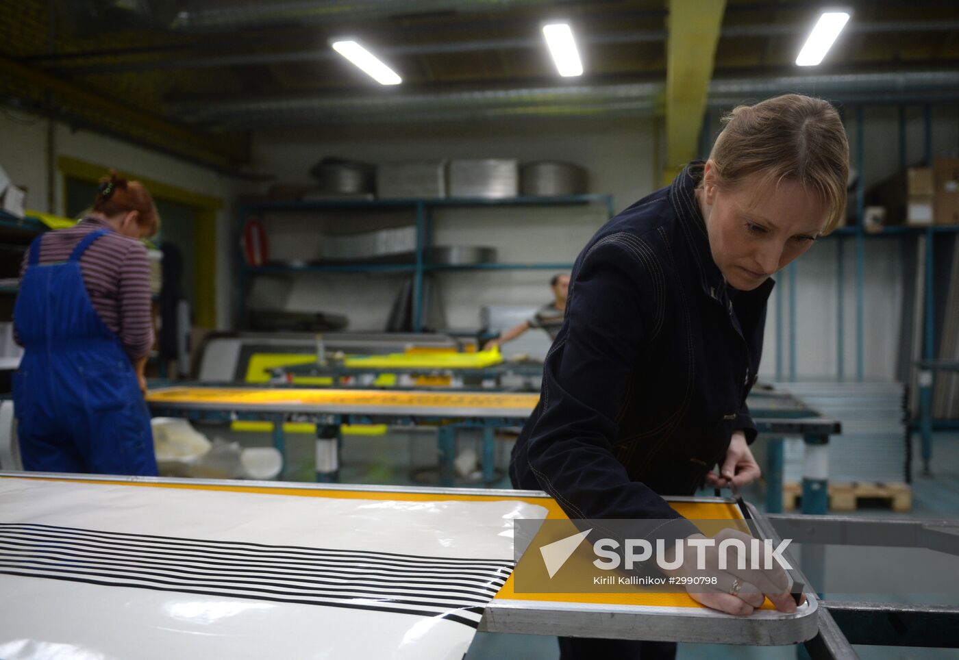 Traffic sign manufacturing in Moscow Region