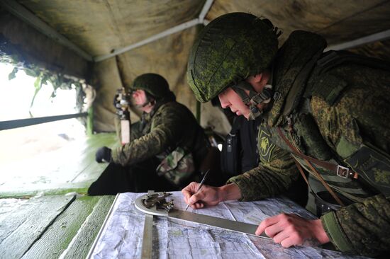 Military drills in Rostov Region