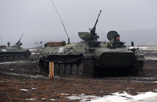 Military drills in Rostov Region