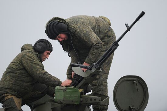 Military drills in Rostov Region